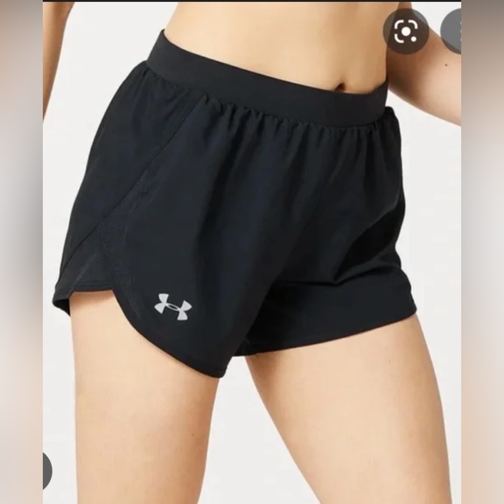Under Armour Black Athletic Running Shorts with Logo